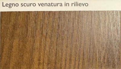 Pannello aggiuntivo 0,6x10x212 legno scuro venato rilievo