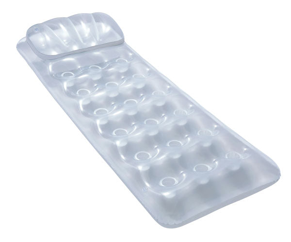 Materassino 18 buchi abbronzante con cuscino cm.188x71