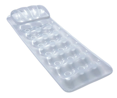 Materassino 18 buchi abbronzante con cuscino cm.188x71