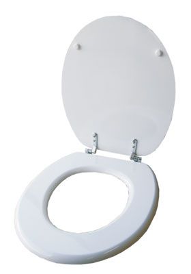 Sedile wc masonite bianco