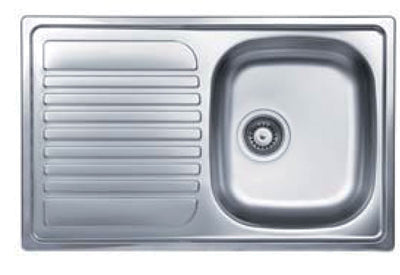 Lavello 80x50 1 vasca gocciolatoio sinistra linea special