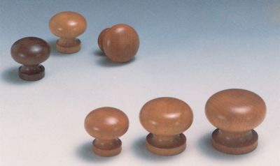 Pomolo legno art.279/b noce scuro