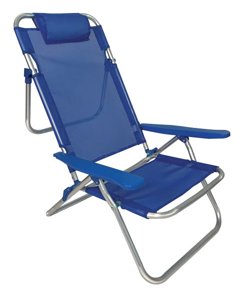 Spiaggina big alu/tex 5 pos.blu