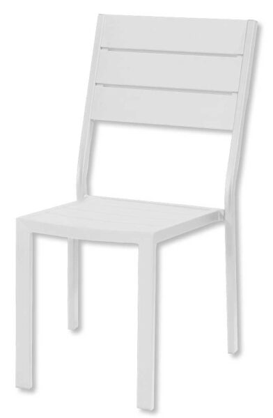 Sedia Tenerife Effetto Legno Bianco