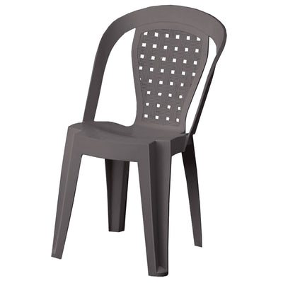 Sedia bistrot antracite antiscivolo