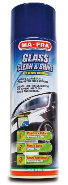 Pulitore sgrassante e brillante Glass Clean e Shine 500 ml