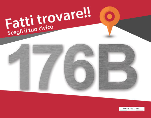 Numero civico col.acc.sat. n. b