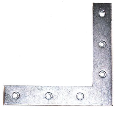 Angoli di rinforzo mm160x160x18 acciaio zincato sp.2mm.(pz.50 conf.)