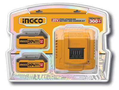 Battery Pack con 2 Batterie da 4ah + Caricabatterie