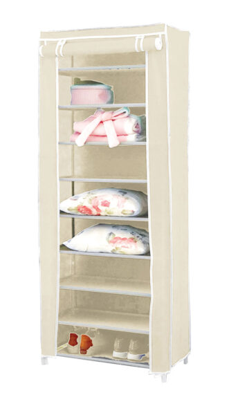 Armadio 9 piani fabio tnt cappuccino cm 60x30x152h