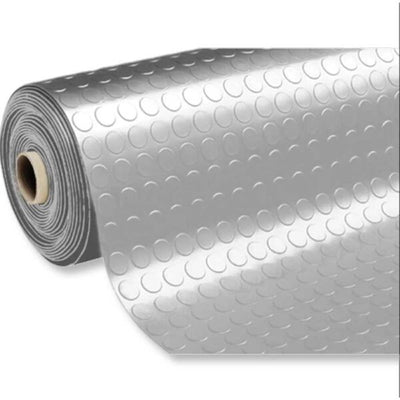 Bollato ignifugo grigio, spessore 1,0 mm., altezza 1 m. art.9712