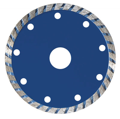 Disco diamantato corona turbo 115 mm. velocità rotazione: 13.300