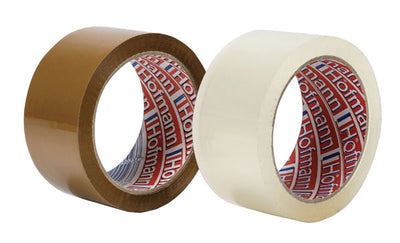 Nastro imballo hotmelt larghezza 50 mm lunghezza 50 yds colore avana
