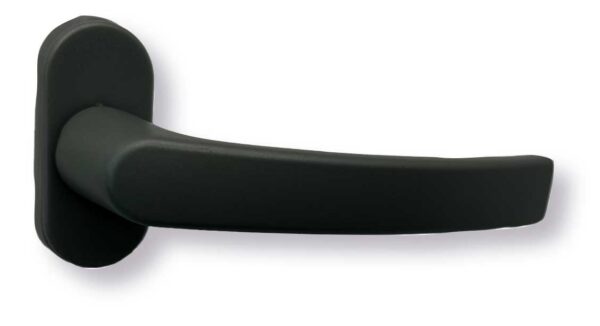 Maniglia DK per infissi in alluminio nero