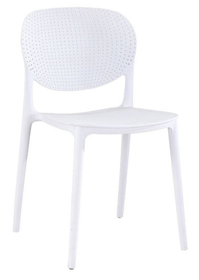 Sedia goose in resina bianco