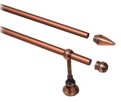 Tubo alluminio d.22 h.ml.2 bronzo