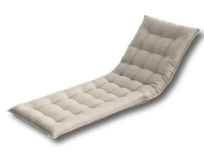 Cuscino per lettino prendisole universale cm.186x62x10h colore natural