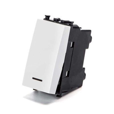 Interruttore Unipolare bianco Serie Plana