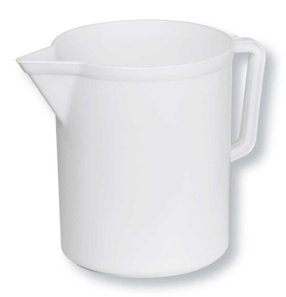 Caraffa graduata 0,5 litri bianca