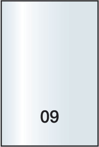 Profilo Rondbrill in pvc porcellanato h.2,50 dim.10x30(mm)celeste