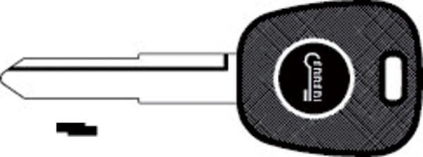 Chiave Auto Senza Trasponder T00SZ15P