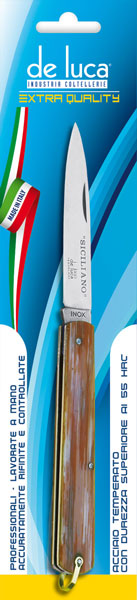 Coltello siciliano cm.19 lama acciaio inox