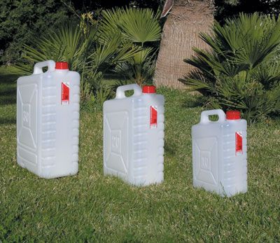 Bidone ptl per alimenti eurotanica, colore bianco, lt. 15