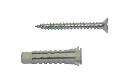 Tasselli nylon f4 mm.8+viti+barattolo promo 50pz