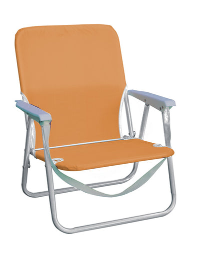Spiaggina ferro poliestere arancio