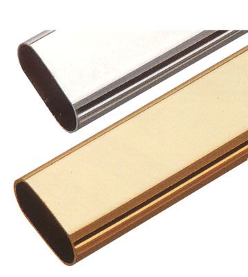 Tubo cromato mm.30x15 h.mt.3,00