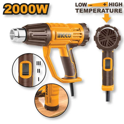 Termosoffiatore 2000W c/accessori