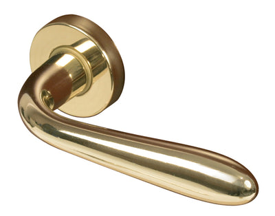 Maniglia agnone bocchette con foro oro