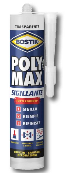 Bostik Polymax sigillante cartuccia 280ml trasparente