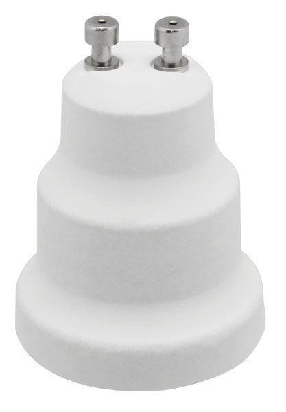Adattatore con attacco gu10 uscita e27