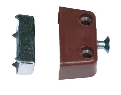 Giunzione trapezoidale in plastica marrone
