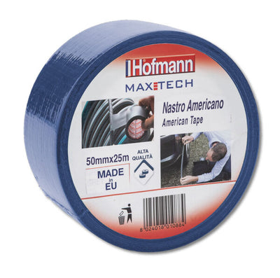 Nastro americano a-color hofmann gomma sintetica mm.50x25 blu