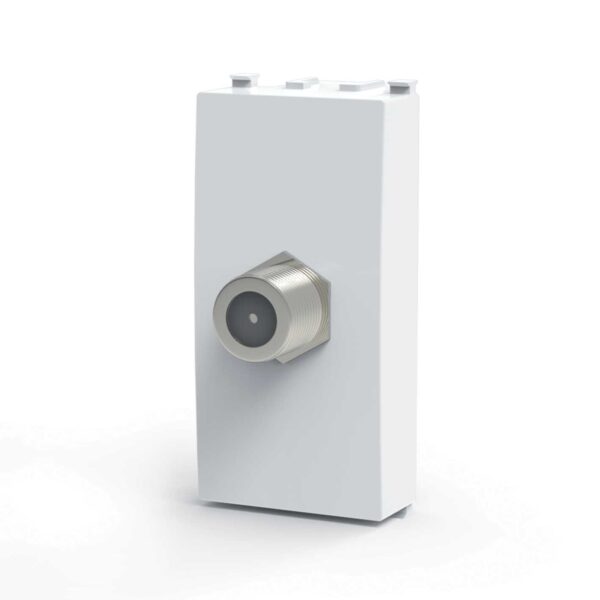 Presa Satellitare bianco Serie Plana