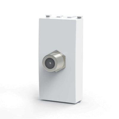 Presa Satellitare bianco Serie Plana
