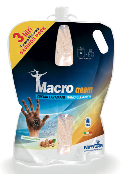 Pasta lavamani con macrogranuli vegetali, formato ricarica da 3000ml
