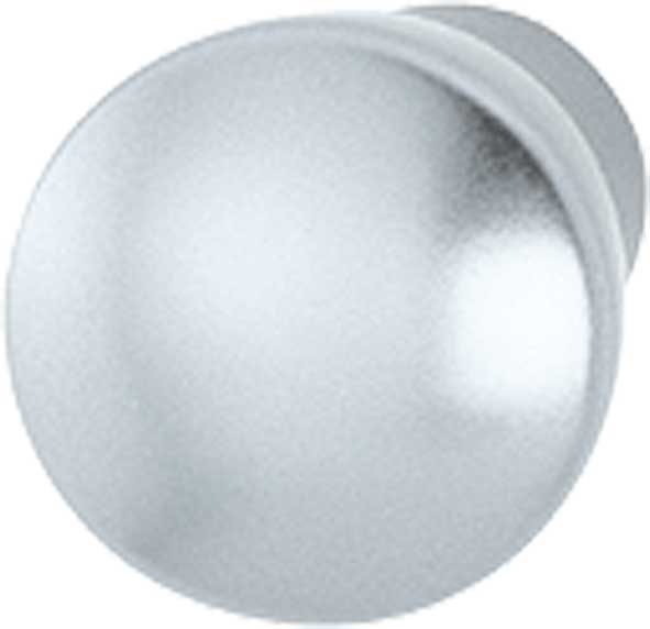 Pomolo per limitatore d'apertura per porte d'ingresso Argento