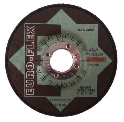 Disco euroflex taglio marmo/pietra 115x3,2x22