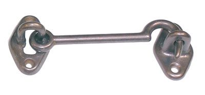Gancio fermapersiane 140 mm.bronzato