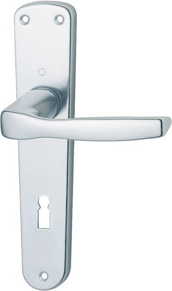 Maniglia Milano 143/206P Foro Chiave Argento