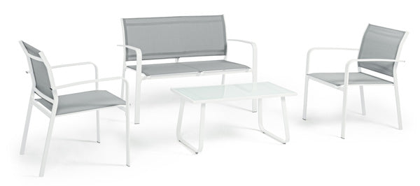Salotto 4 pezzi arent bianco