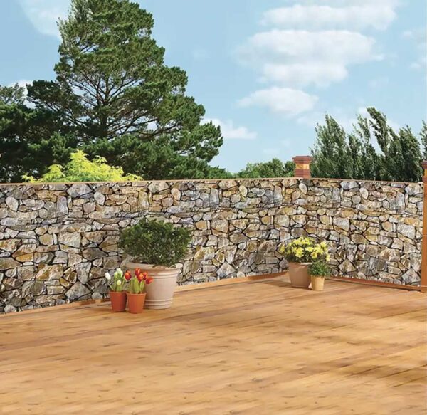 Telo frangivista effetto pietra 0,9x6mt