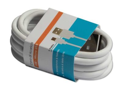 Cavo micro usb da 1mt bianco