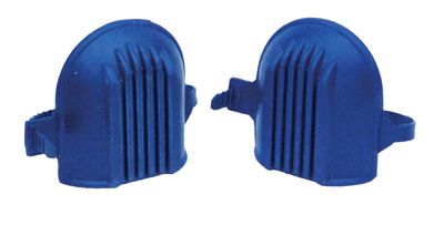 Ginocchiera in gomma Blu