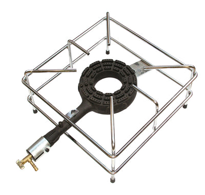 Fornellone cromato 40x40 bruc/ghisa