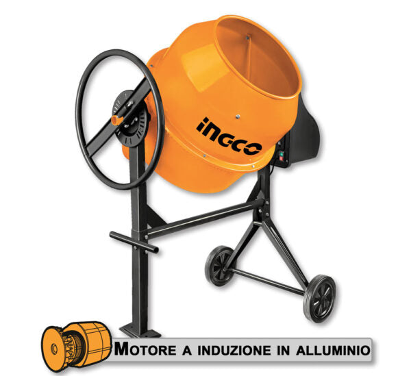 Betoniera Elettrica 180lt 0,8kw