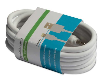 Cavo lightning da 1mt bianco